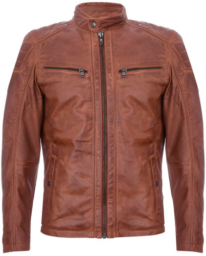 Mens tan leather jacket - mens,