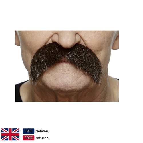 Fake handlebar mustache goatee - handlebar,