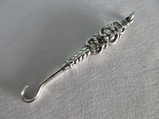 Antique button hook sterling - button,