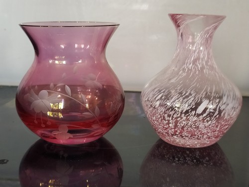 Posy vases pink caithness - 2,