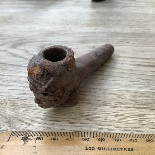Antique handmade red - handmade, clay