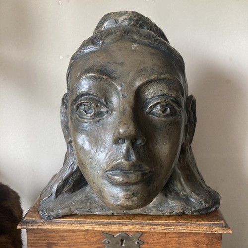 Vintage female bust - female,