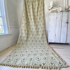 Green Damask Vintage French