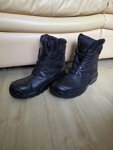 Mens black safety boots army - black,
