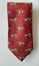 VINTAGE Men's Silk  Red Tie ~