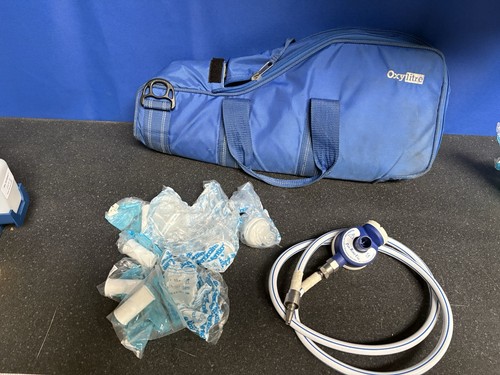 Entonox bag with giving set - with,