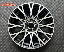 GENUINE FIAT 500 HYBRID 16" ALLOY WHEEL BLACK DIAMOND CUT 6.5J ET35 51902573