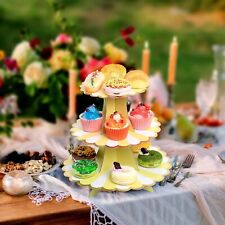 3-Tier Cupcake Stand for Princess Tea Party - Muffin Holder