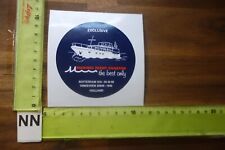 Old Sticker MARIBEL YACHT CHARTER Rotterdam Vinkeveen Holland