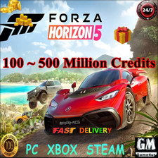 Forza Horizon 5 💎100M-500M CREDITS🔥XBOX/PLAYSTATION/PC/STEAM👍Virtual Item