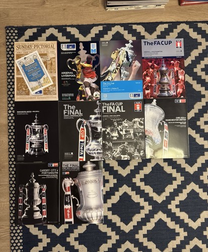 Cup final programmes - final,