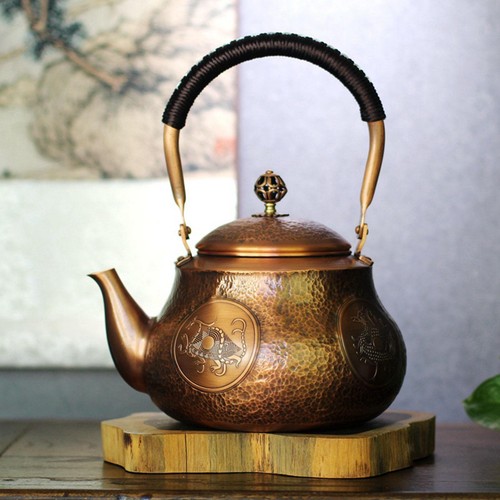 Pure copper kettle - 1.5l, hot