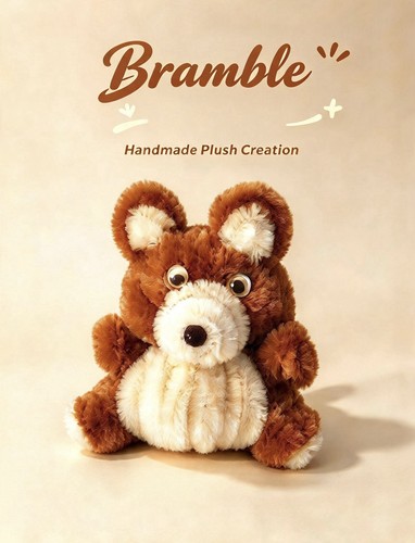Bramble handmade plush soft - handmade,