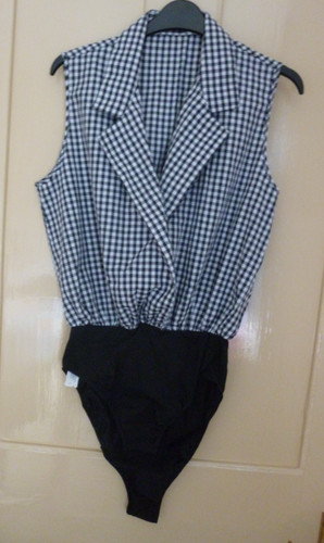 Black white gingham - &,