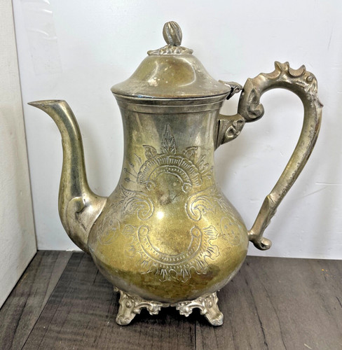 Coffee pot antique epns - pot,