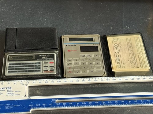 Vintage calculator lot casio - calculator,