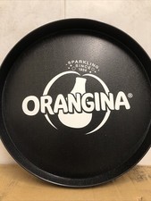 ORANGINA DRINKS TRAY PLASTIC PUB BAR COLLECTABLE
