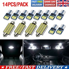 LED Interior Light Kit Lighting Upgrade Bulbs 14PCS For BMW 3 E90 E91 2004-2012.