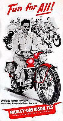 1950 harley davidson 125 - 1950's,