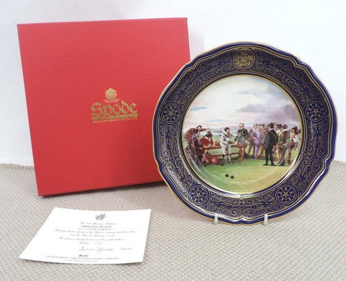 Spode armada plate 1 - spode,