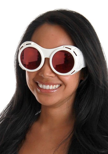 White red hyper vision goggles - white/red,