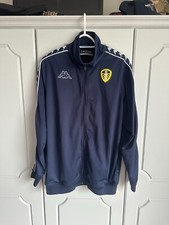 mens Leeds united Kappa retro football tracksuit top size XXL