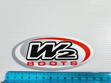 STICKER W2 BOOTS MOTORCYCLE