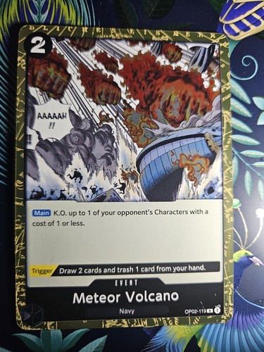 One piece tcg meteor volcano - one,
