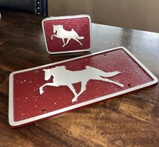 Red Horse brushed aluminum