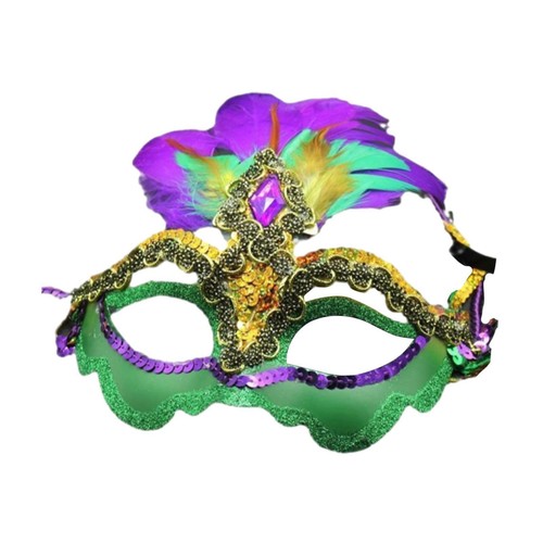 Feather masquerade mask - masquerade,