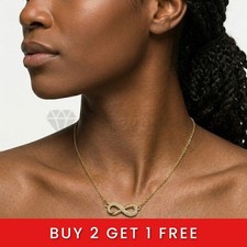 9ct Gold Infinity Necklace