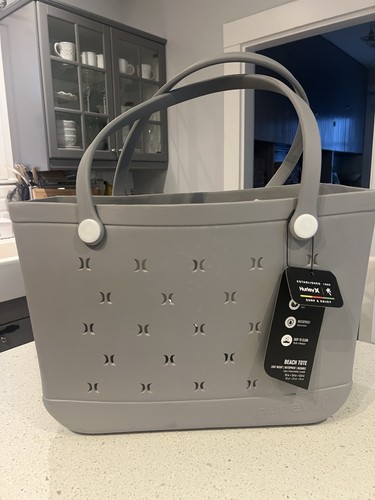 Hurley gray beach tote - hurley,