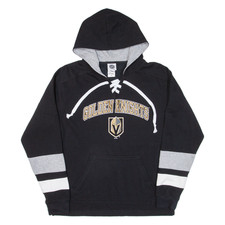 NHL Golden Knights Mens Black Hoodie USA M
