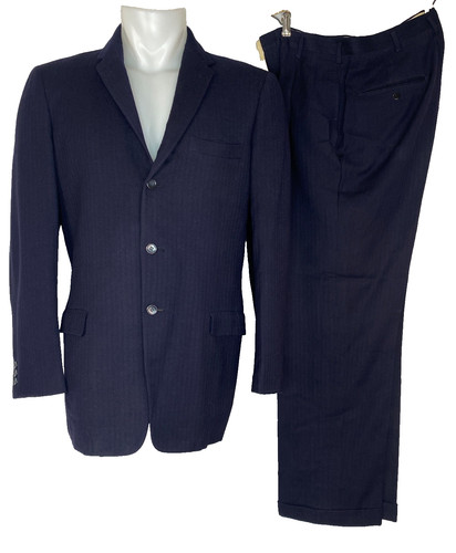 Vintage 1950s men - navy, blue