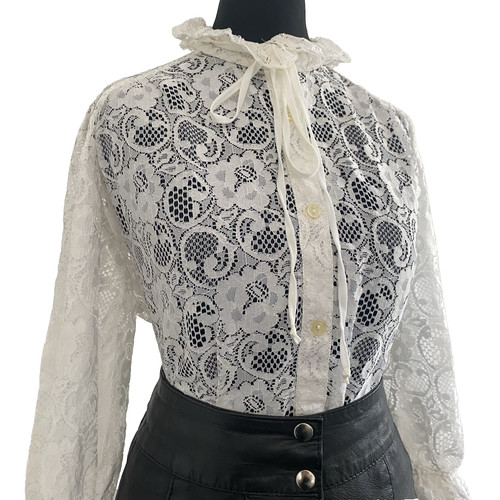 Vintage 1960s lace - vintage, blouse