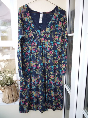 Mistral navy floral jersey - navy,