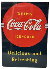 COCA-COLA Tin Sign Board