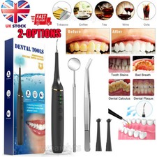 Electric Dental Scaler Tartar Plaque Calculus Remover Teeth Stain Cleaner