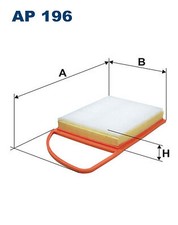 AIR FILTER FILTRON AP 196 FOR