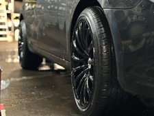 18" DK TURBINE BLACK ALLOY WHEELS AUDI TTRS  RS3 RS4 A3 A4 A6 (ASK FOR TYRES)