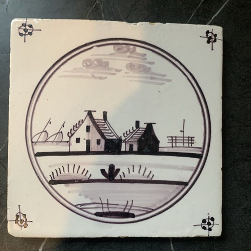 Antique delft manganese - delft,