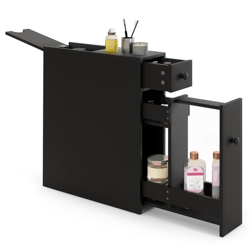 Bathroom slim floor cabinet - floor,