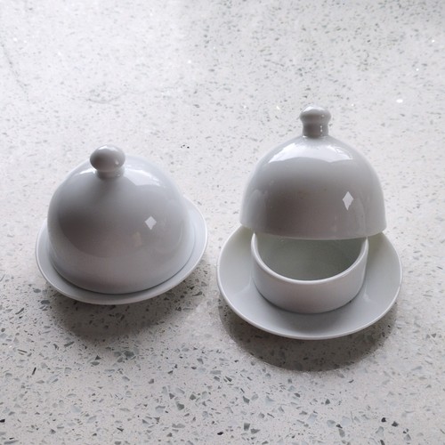 Porcelain individual butter - porcelain,