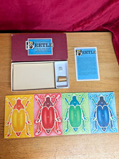 VINTAGE THE TRADITIONAL GAME OF BEETLE WOODEN PUZZLE GAME complete boxed