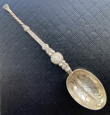 Antique Solid Silver Gourdel