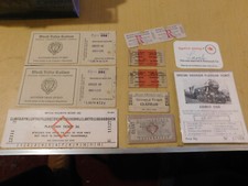 Miscellaneous collection of Platform/other tickets - what you see is what you ge