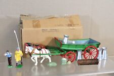 BRITAINS 5F RE PAINTED HORSE DRAWN HOME FARM WAGON with ACCESSORIES od