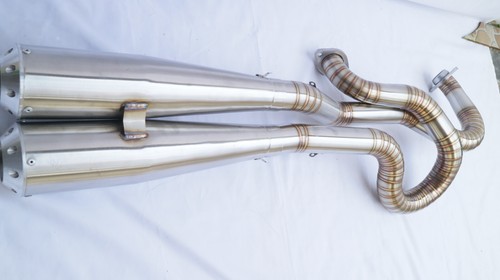 Into scrambler exhaust for - 2,