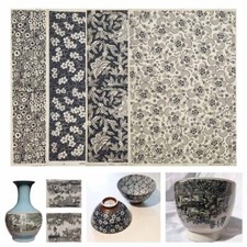 Transfer Paper Pottery Ceramic Clay Glaze Decals Art Underglaze Color Flower NEW