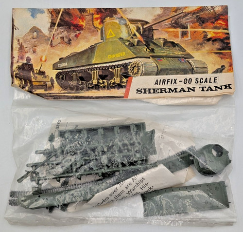 1960s airfix scale sherman - scale,